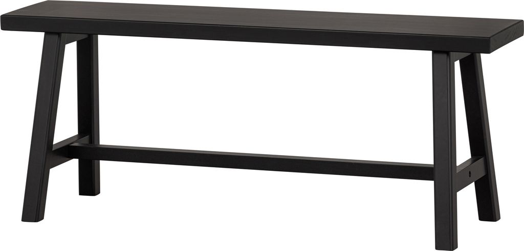 imme bank holz schwarz 110cm