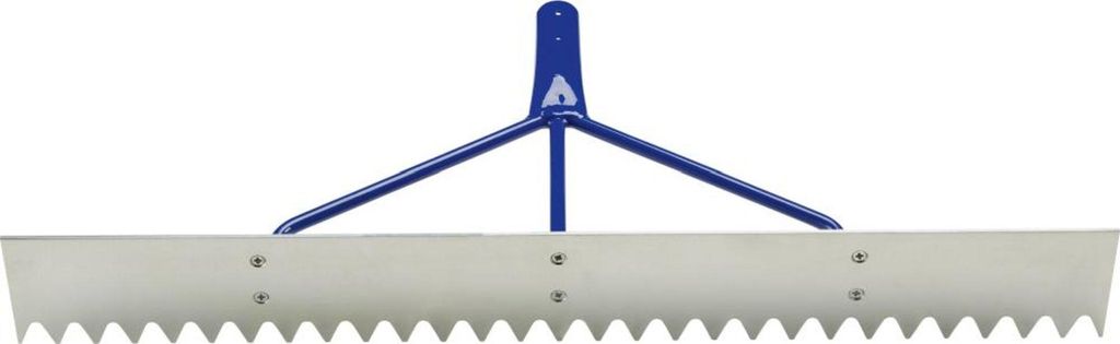 Idealspaten Teerverteiler ALU 600 mm gezahnt Produktbild 
