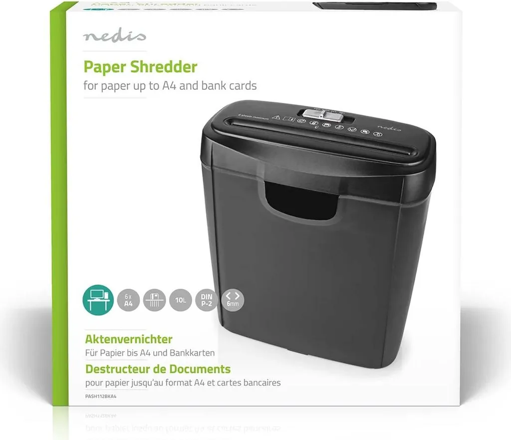 Éliminez vos factures avec ce destructeur de documents compact 10L - 9