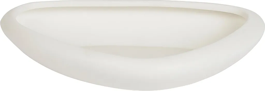 Spirella Porte-savon Etna Aspect Pierre Blanche pour Salle de Bain 15x11cm