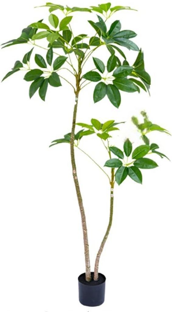 Künstlicher Regenschirmbaum (Schefflera) - Bodenpflanze - 160 cm - Mit Topf - Kunststoff - Für den Außenbereich, Terrasse