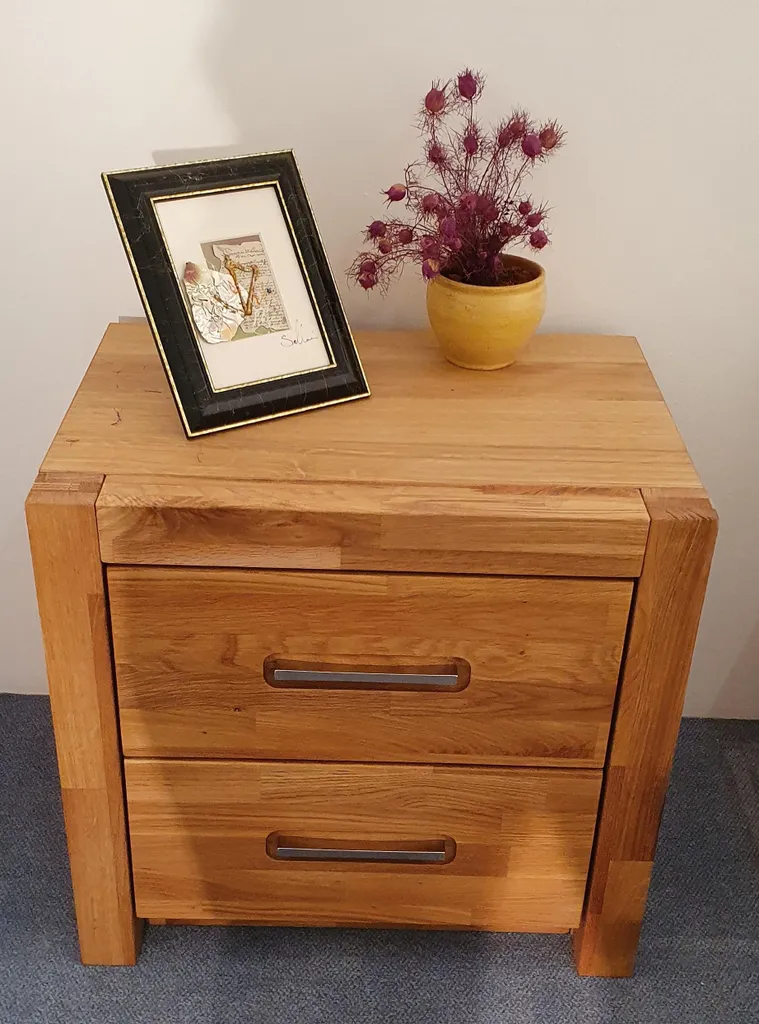 Table de nuit Fenja 2 tiroirs Vaja - Organiser votre chambre à coucher