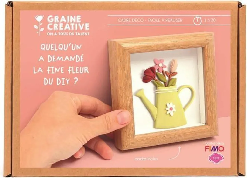 Graine Creative Kit Miniature Fimo Cadre d'Arrosoir Multicolore 400407