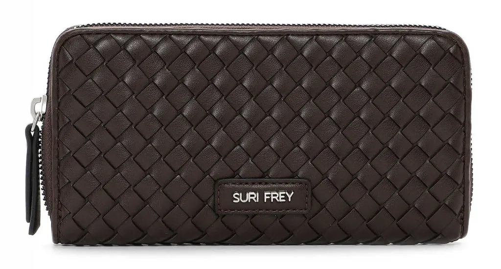 Porte-monnaie SURI FREY Karly Brown - Sécurisez vos cartes en marron foncé