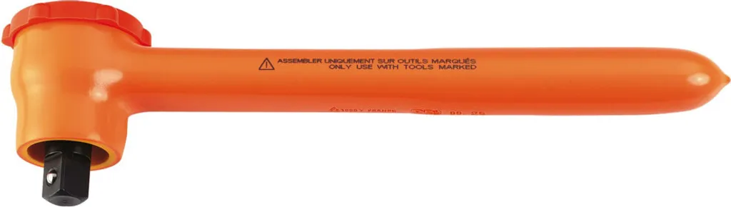 Cliquet 1/2 Facom VSE isolé 1000V haute sécurité avec manche gainé