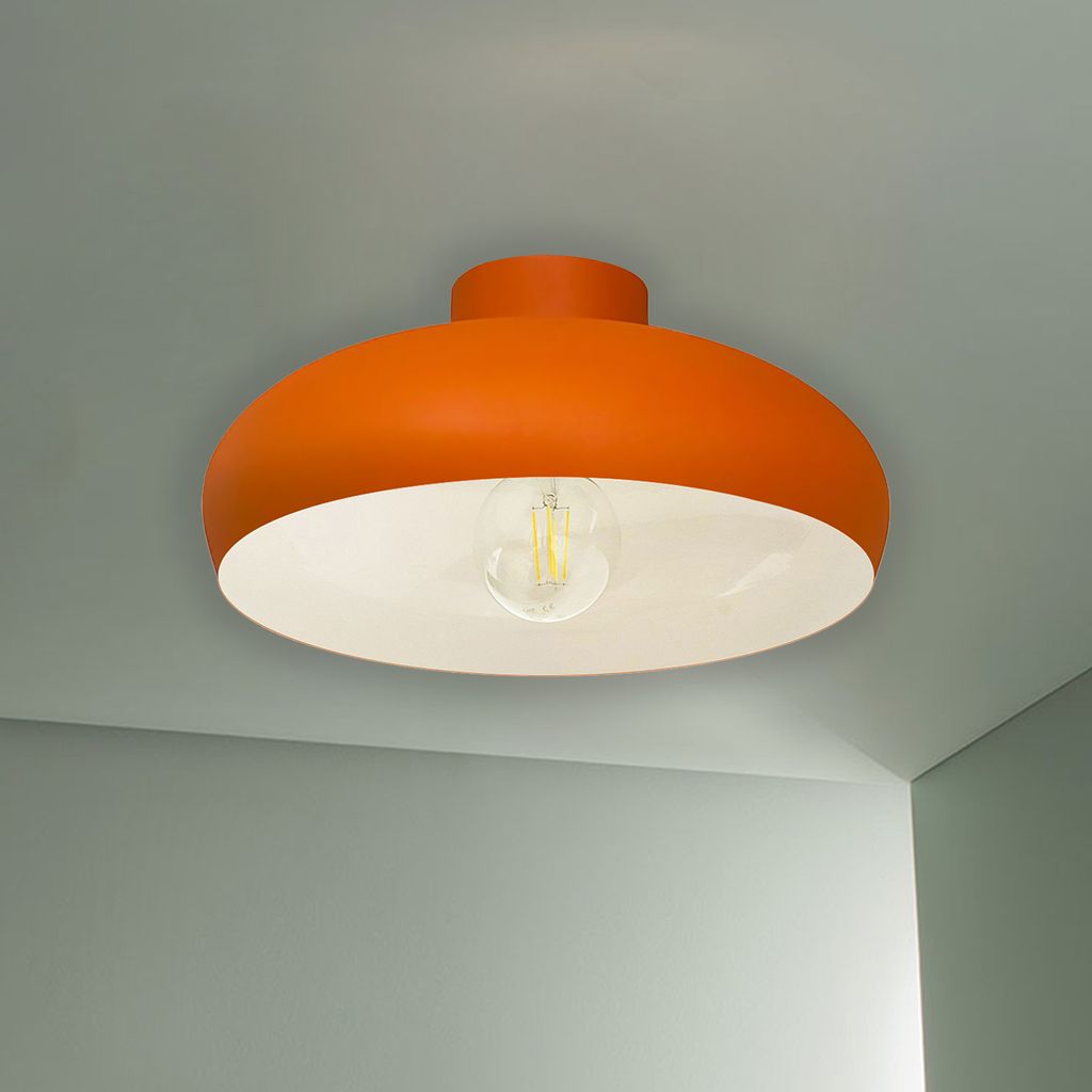 Deckenlampe Orange I Androa I Metall Lampe