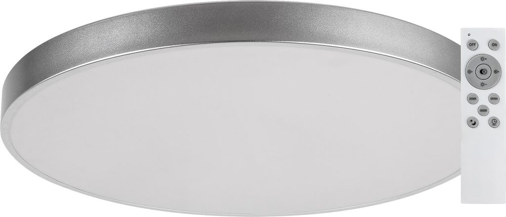 Rabalux Strieborné stropné LED svietidlo Tesia 600mm 60W Obrázok produktu 