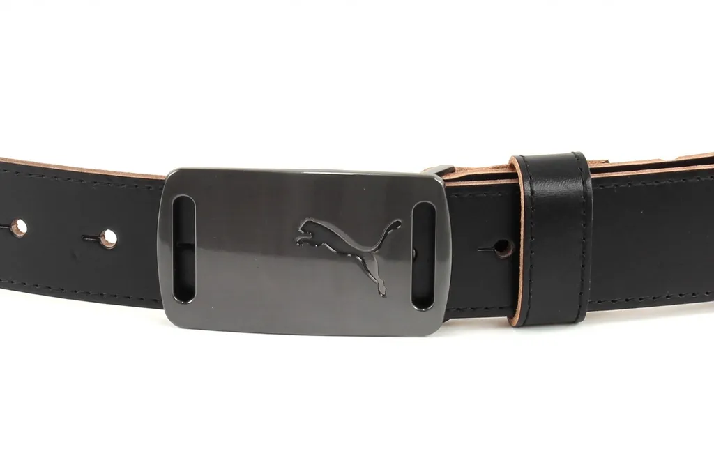 Cintura PUMA Golf Lux Fitted Black W90 - Performance in Vera Pelle - 2