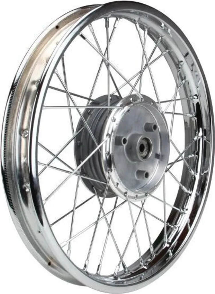 Roue à rayons 1,60x16 pouces jante chromée pour Simson S50 S51 S53 S70