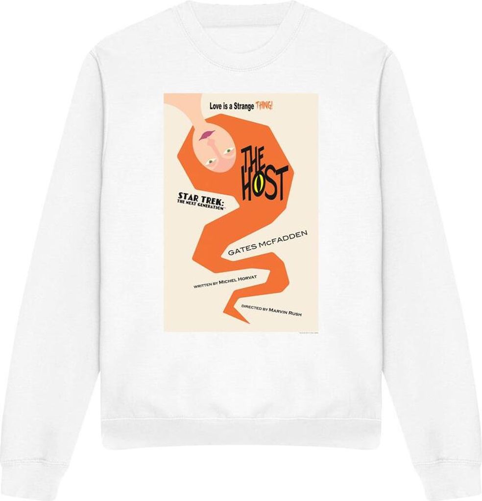 Star Trek - "The Next Generation Season 4 Episode 23" Sweatshirt für Herren/Damen Uni TV11863 (M) (Weiß)