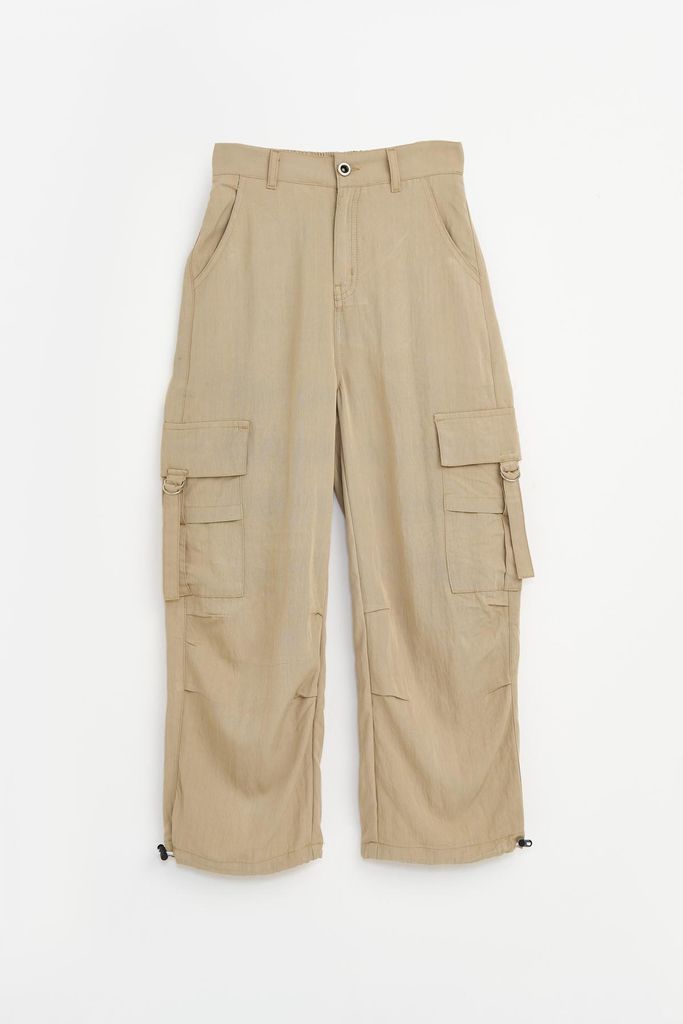 Bonito | Jungen Cargo Jogginghose - Größe 128 (7–8 Jahre) - Leicht - Bequem - Ideal für Frühling und Sommer