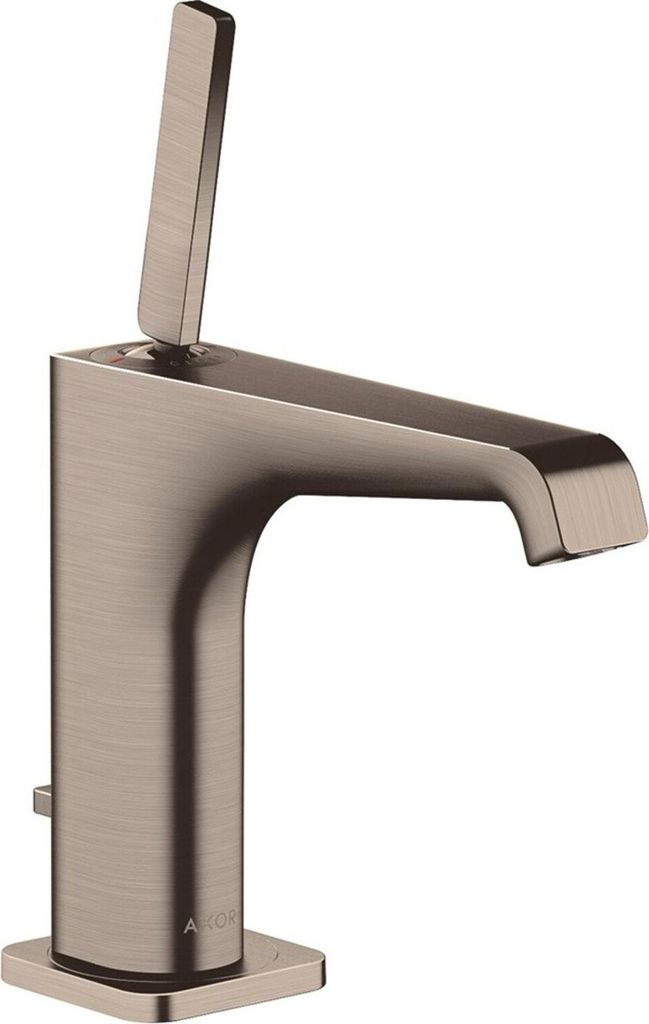 hansgrohe AXOR Citterio E Einhebel Waschtischmischer 125 mit Zugstangen-Ablaufgarnitur, 36100820