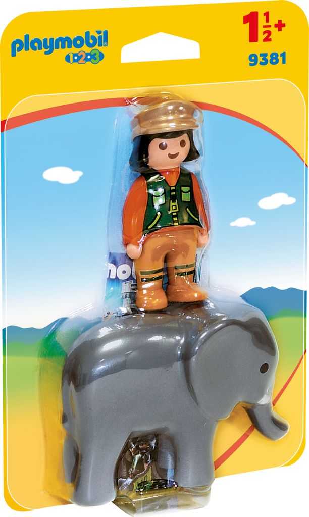 PLAYMOBIL 9381 Tierpflegerin mit Elefant Produktbild