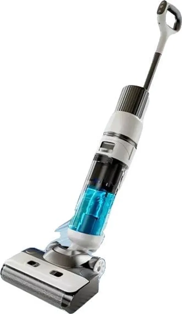 Aspirateur robot 3-en-1 balayage et lavage blanc bac 2L prise EU