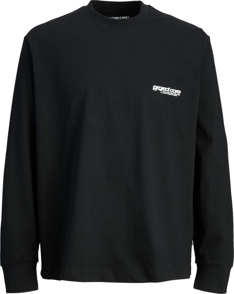 Jack&Jones JCOUNION TEE LS CREW NECK Black M