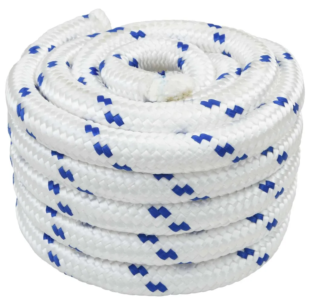 Corde de bateau blanche vidaXL anti-UV - Fini les cordages qui coulent