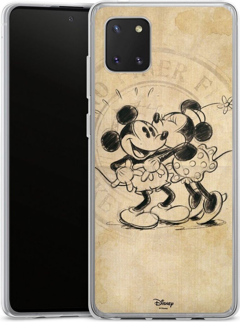 DeinDesign Handyhülle für Samsung Galaxy Note 10 lite Silikon Hülle Case Smartphone Schutzhülle Mickey Mouse Minnie Mouse Vintage