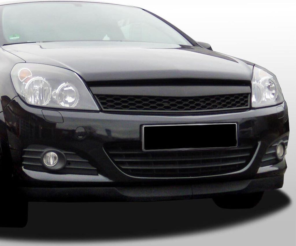 Kühlergrill Sportgrill Waben Gitter Chrom Schwarz für Opel Produktbild 
