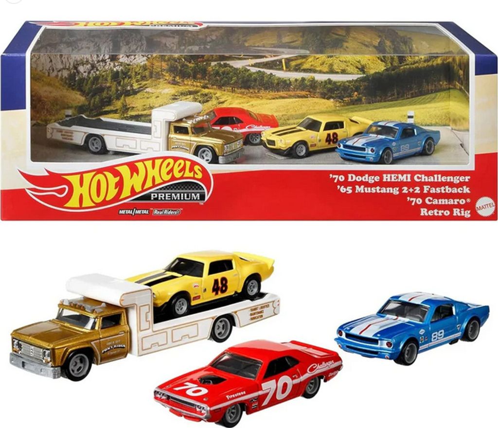 Set #5 Going to the races mit DODGE Hemi, MUSTANG, CAMARO Produktbild 