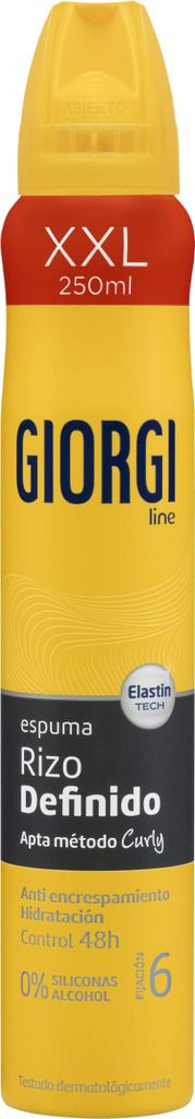 Giorgi Line Defined Curl Mousse Suitable for Curly Method 250ml