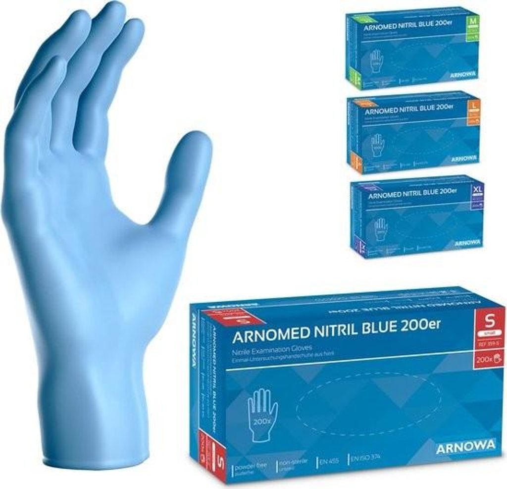 Einweghandschuhe rosa, Einweghandschuhe Größe S, Nitrilhandschuhe, 200 Stück pro Packung, puderfrei, latexfrei, erhältlich in den Größen S, M...