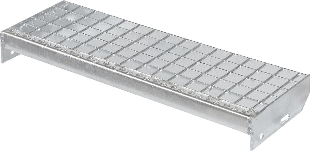 Metallstufe 600x205 mm | 25x2 mm | verzinkt Produktbild 