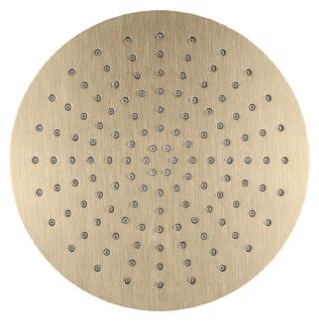 Herzbach LIVING SPA Slim-Regenbrause Ø200mm Brass Steel