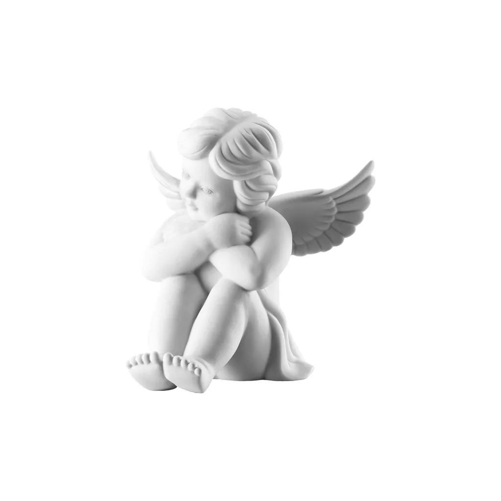 Statue Ange blanc mat Rosenthal pour une déco zen et apaisante