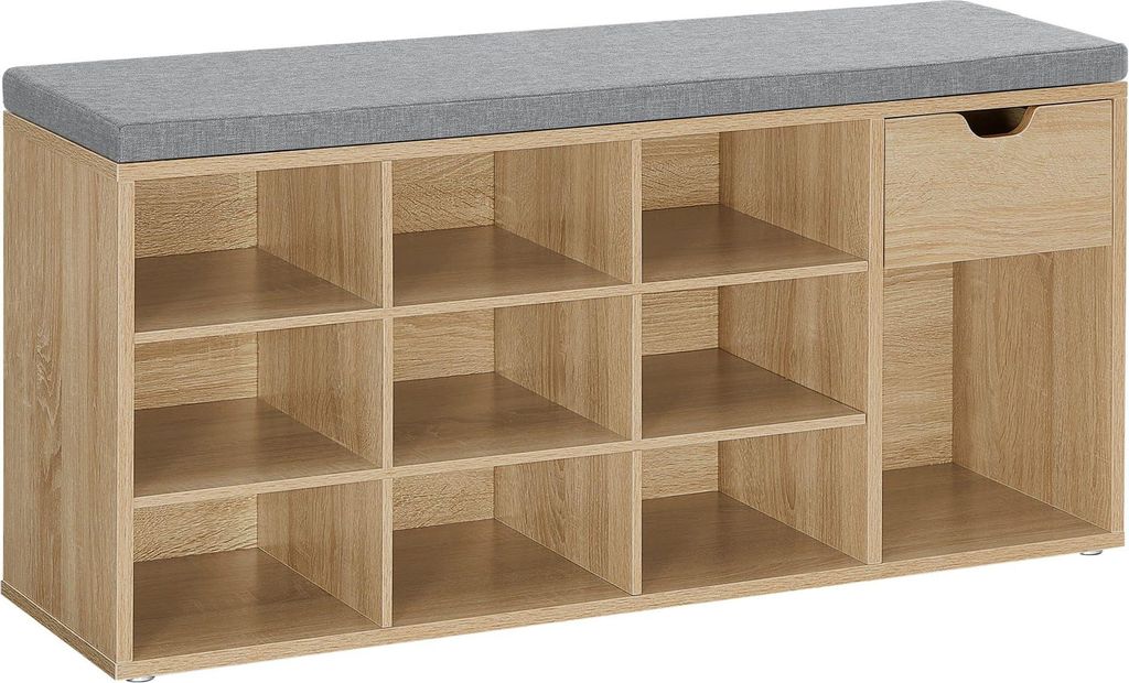 Schuhschrank mit Sitz 104 x 30 x 48 cm Sonoma