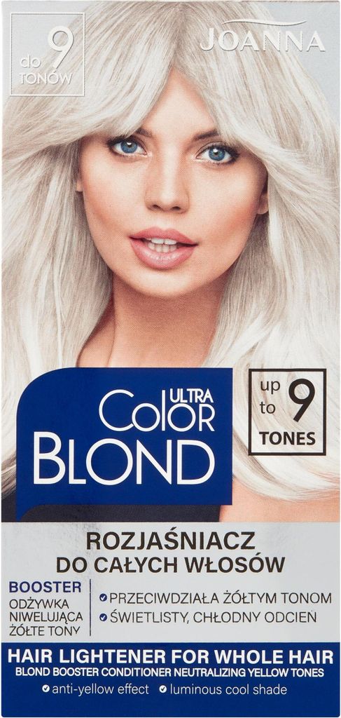 Joanna Ultra Blond Aufheller für alle Haartypen - Bis zu 9 Produktbild 