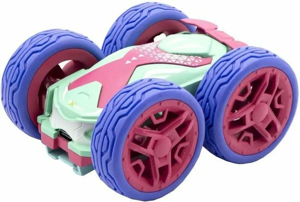 Voiture Télécommandée 360 Mini Flip avec Rotation à 360 Degrés Rose
