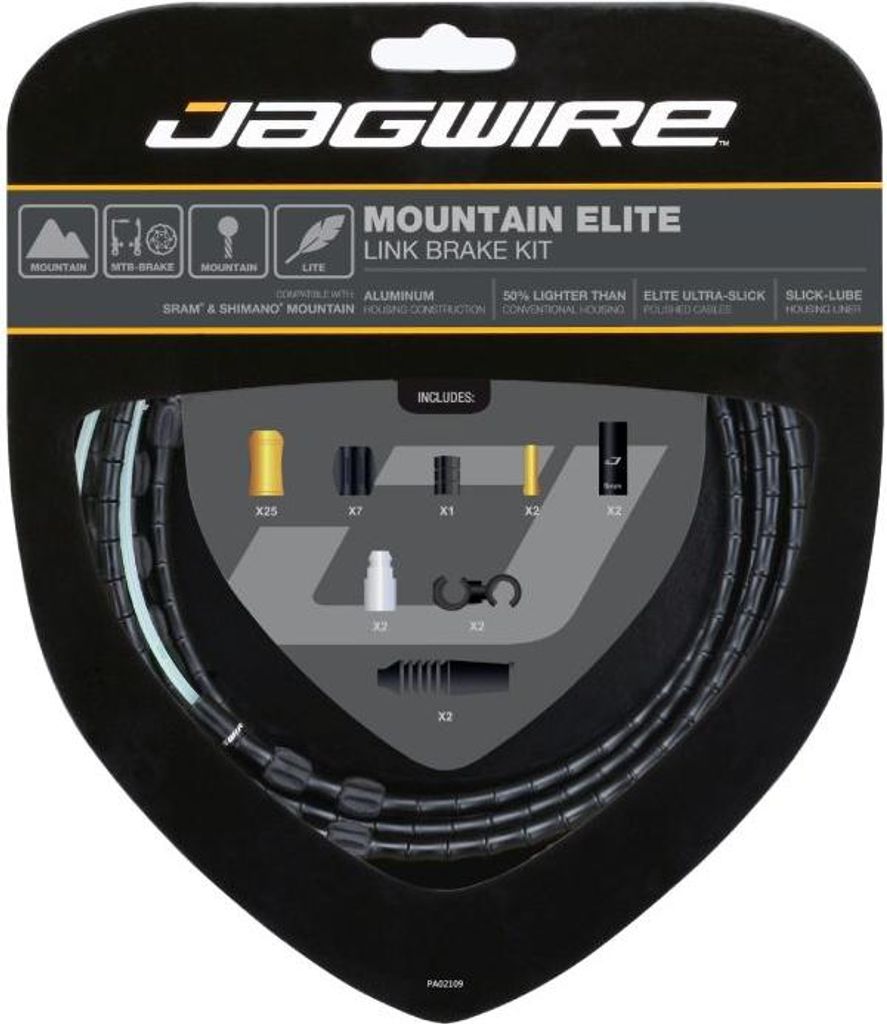 Jeu de freins Jagwire Mountain Elite Link noir Image du produit 