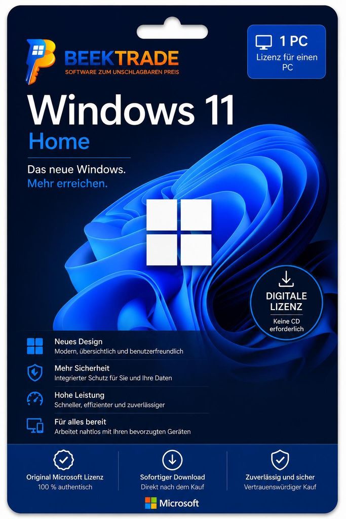 Windows 11 Home Key Produktbild 