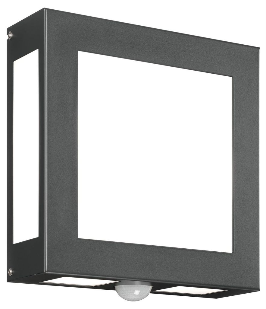 CMD 62/BM Wandleuchte Edelstahl anthrazit IP44 28x28cm E27 Produktbild 