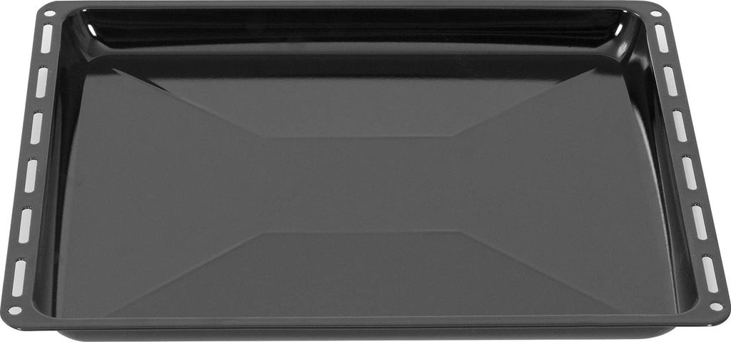 ICQN Backblech 465 x 370 x 30 mm Tief, Emailliert Fettpfanne für Backofen und Herd, Passend für Bosch Siemens Neff Constructa, Kratzfest & Rostfr...