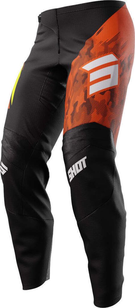 Shot Draw Kid Matrix Kinder Motocross Hose, schwarz/orange, 36