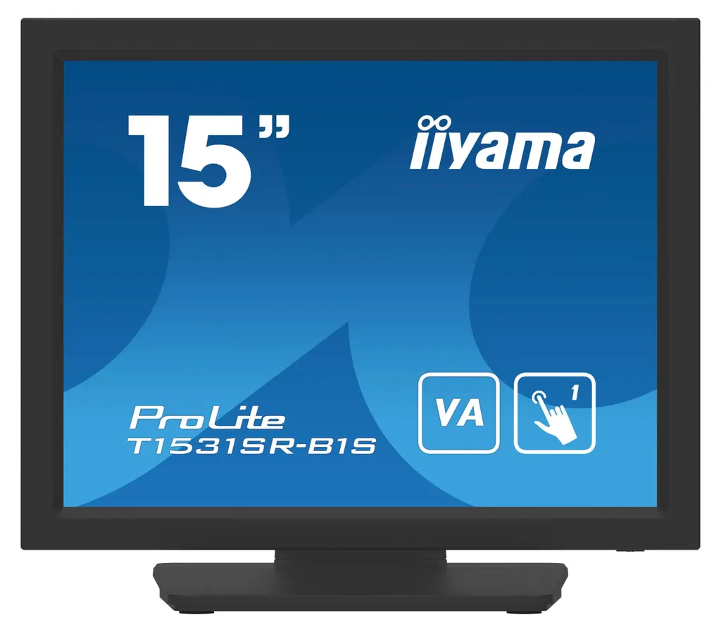 Écran pour caisse tactile Iiyama ProLite T1531SR-B1S 15" LED Noir POS