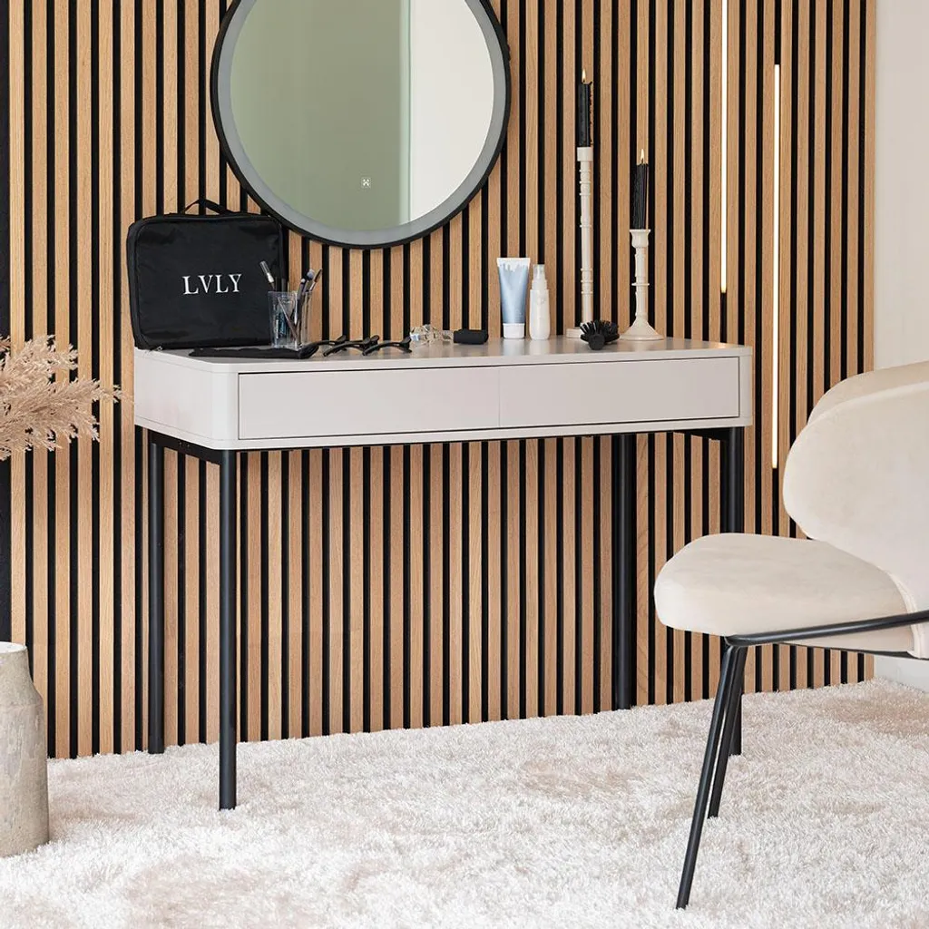 Coiffeuse LVLY Table de Maquillage Compacte pour Gagner de la Place - 2