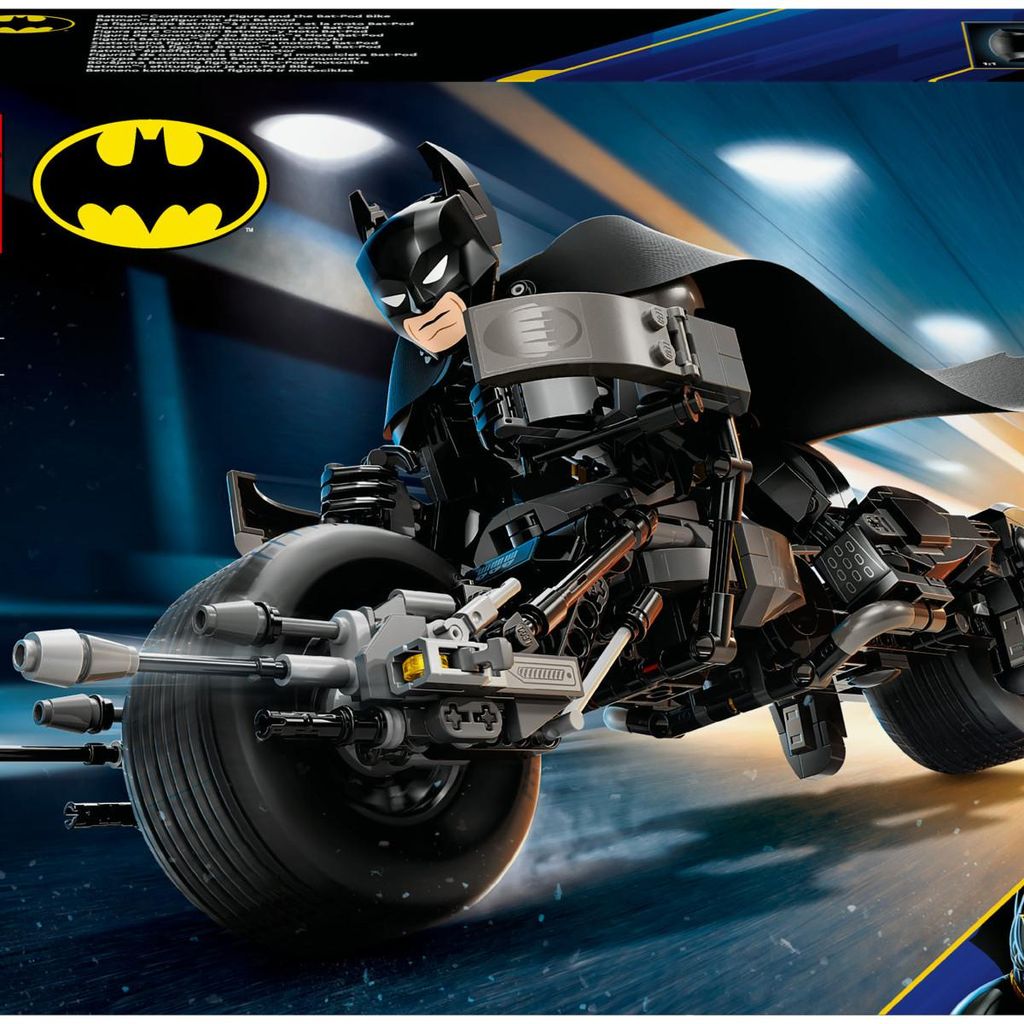 LEGO Personaggio Costruibile di Batman con Bat-Pod Immagine del prodotto 