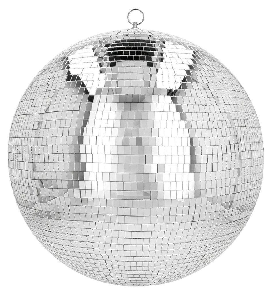 Discobal, zilver, groot (diameter 40 cm) Productafbeelding 