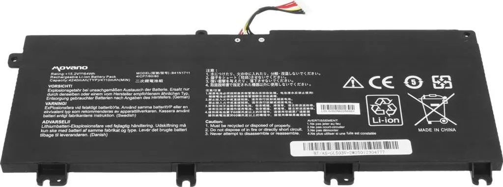Batteria B41N1711 per Asus TUF FX705D FX705G PX705G - Offerta 64Wh - 3