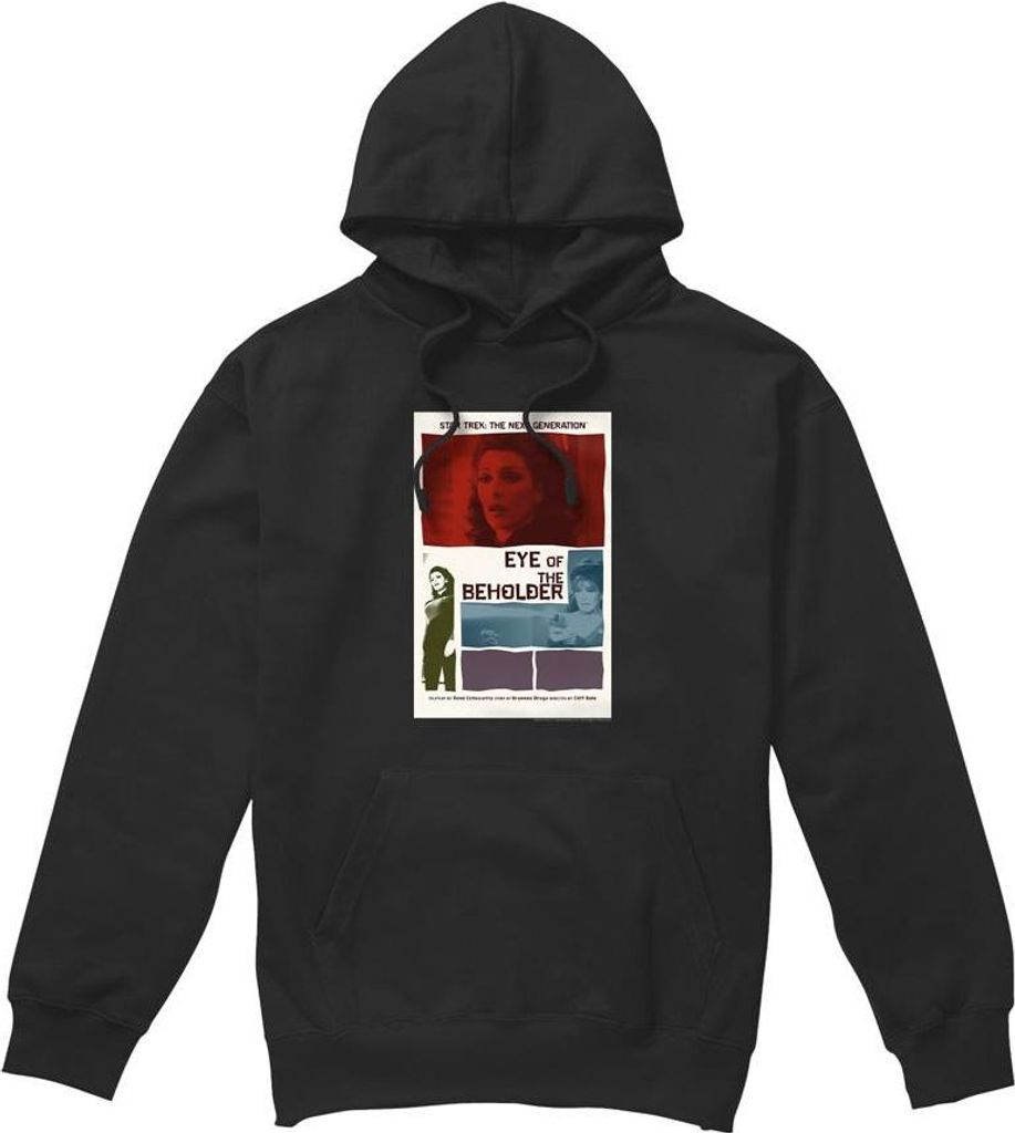Star Trek - "The Next Generation Season 7 Episode 18" Kapuzenpullover für Herren TV8114 (XL) (Schwarz)