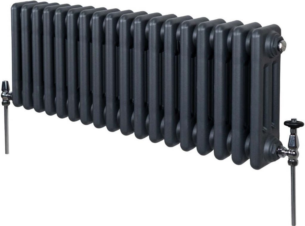 Calentador tradicional de 3 columnas - 300 x 832 mm - Gris Imagen del producto 