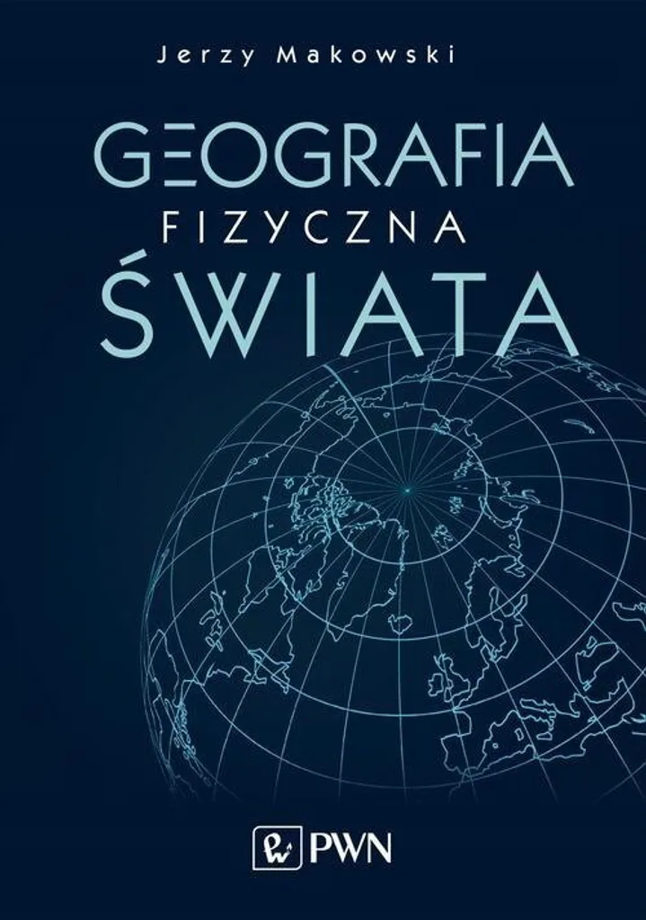 Livre de géographie physique en polonais de Jerzy Makowski