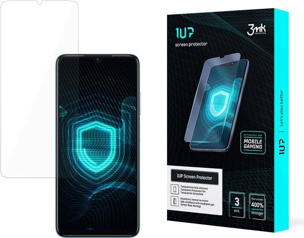 3mk Display Schutzfolie 1UP für Infinix Hot 30i transparent Gaming (3 Stück)