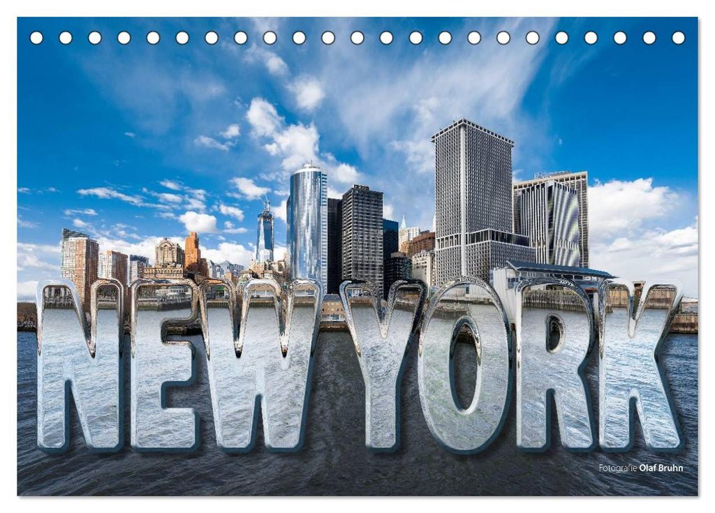 New York (Tischkalender 2027 DIN A5 quer), CALVENDO Monatskalender