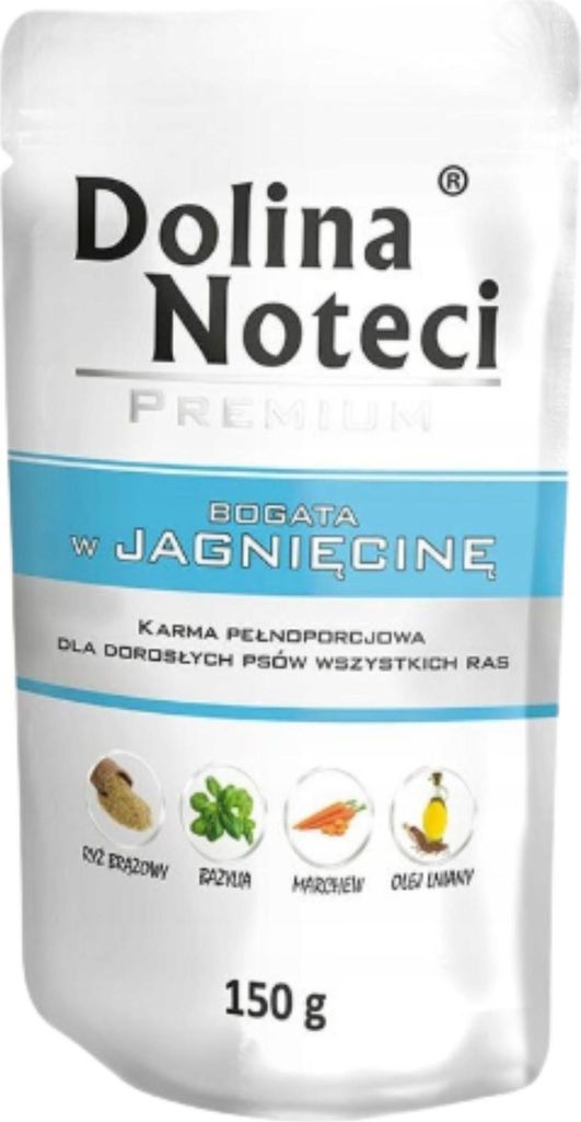 DOLINA NOTECI Premium Nassfutter für Hunde reich an Lamm, Produktbild 