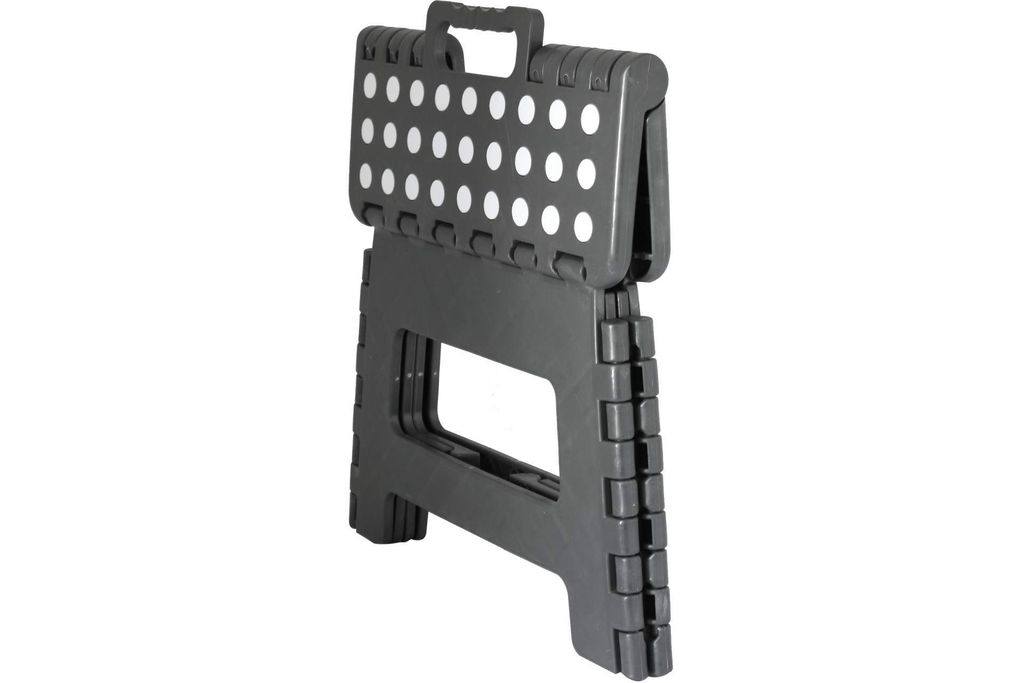Kynast Tritt-Hocker 29 x 22 x 22 cm grau klappbar mit Griff Produktbild 4