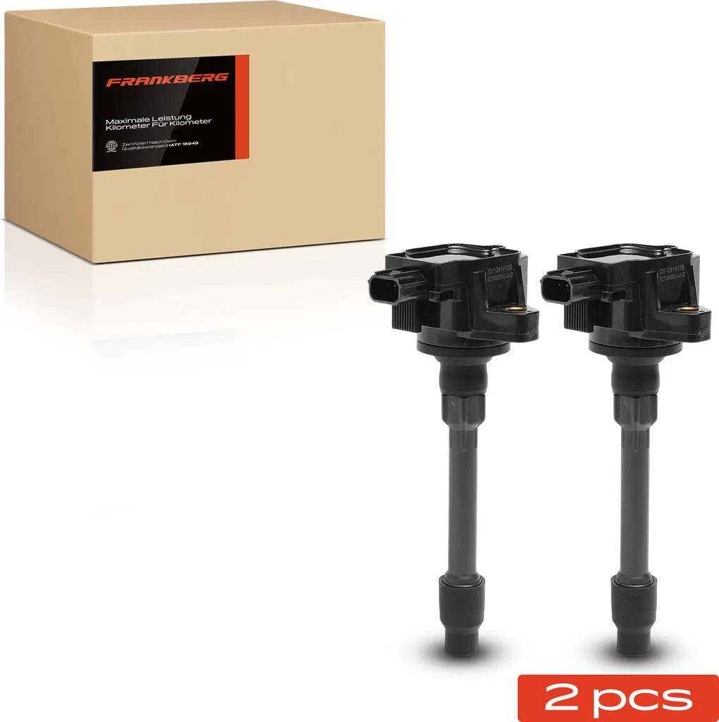 Frankberg 2x Bobine d'allumage pour Honda HR-V RU et Jazz IV 1.3 1.5