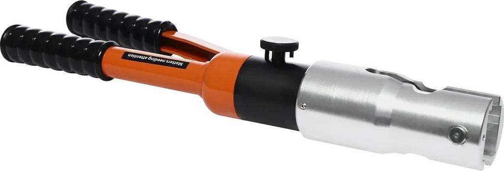 Hydraulisches Presswerkzeug-Set - Presszange - TH-Backen 16/20/26/32 - Professionelle Verpressung - Mit Schmetterlings-Matrize - Orange